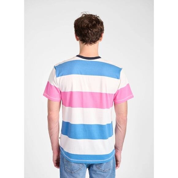 Sovereign Code men's multicolor Cotton Short Sleeve Henley M New B26 5 - Picture 2 of 9